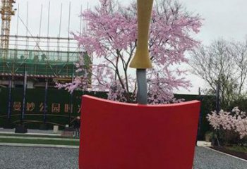 彩繪刀具銅雕廠家 仿古工藝品銅雕
