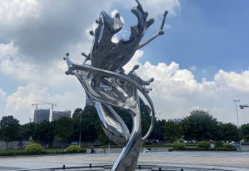 青銅浪花銅雕廠家 公園工藝品銅雕