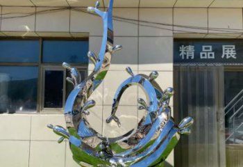浪花銅雕廠家 抽象工藝品銅雕