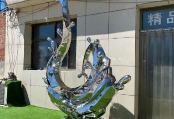 公園浪花銅雕廠家 街頭工藝品銅雕