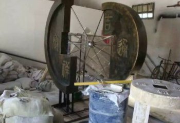 青銅古幣銅雕廠家 公園工藝品銅雕