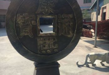 黃銅古幣銅雕廠家 仿古工藝品銅雕
