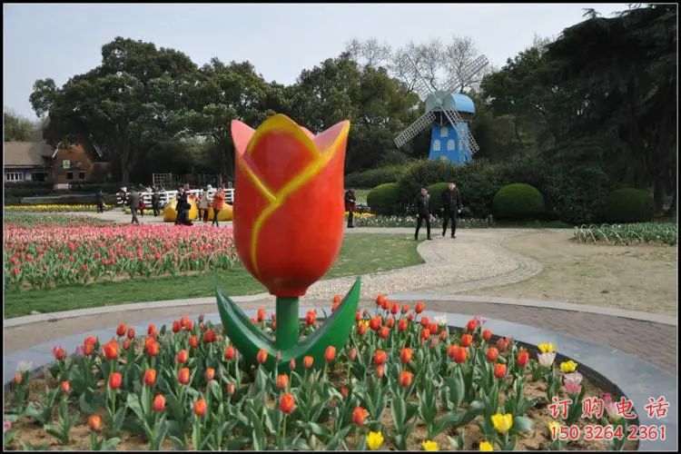 別墅百合花銅雕廠家 公園工藝品銅雕