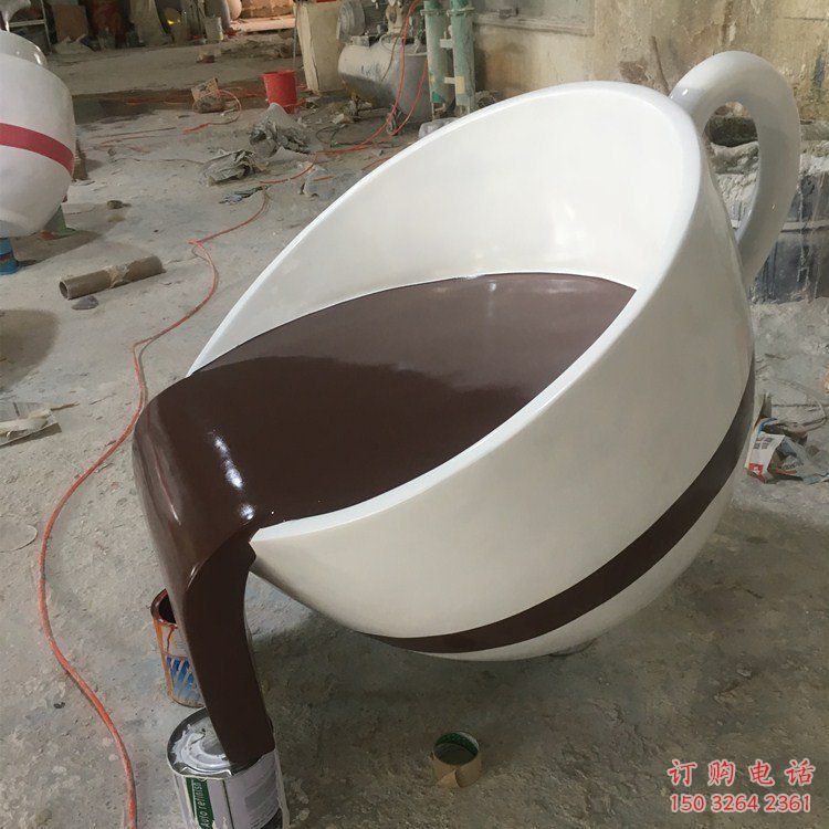黃銅咖啡杯銅雕廠家 仿古工藝品銅雕
