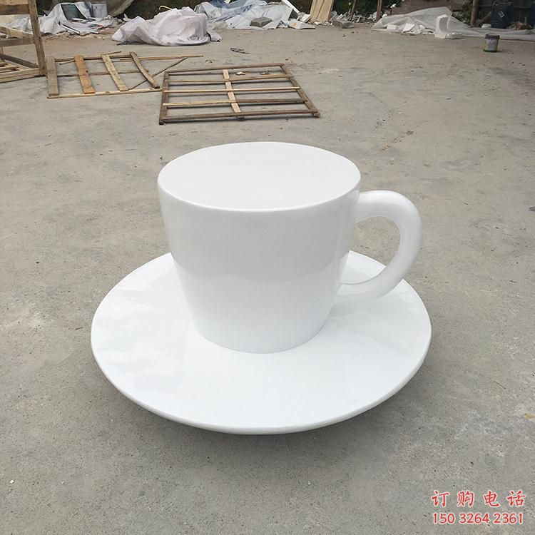 別墅咖啡杯銅雕廠家 公園工藝品銅雕