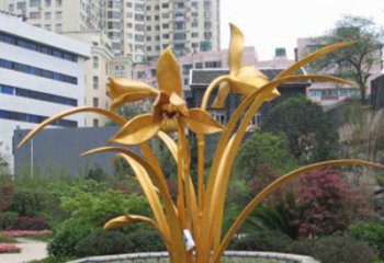 黃銅百合花銅雕廠家 仿古工藝品銅雕