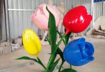 青銅百合花銅雕廠家 公園工藝品銅雕