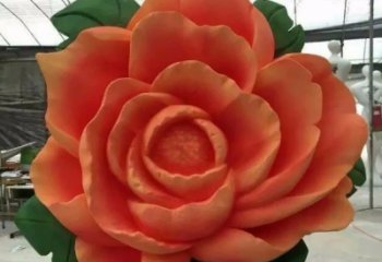 彩繪牡丹花銅雕廠家 仿古工藝品銅雕