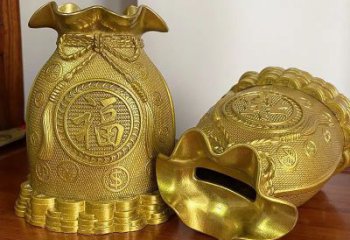 園林福袋銅雕廠家 青銅工藝品銅雕