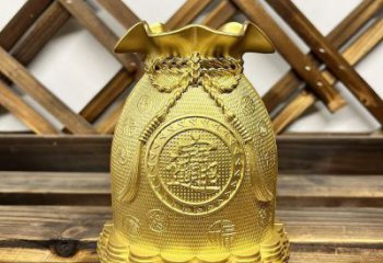 黃銅福袋銅雕廠家 仿古工藝品銅雕