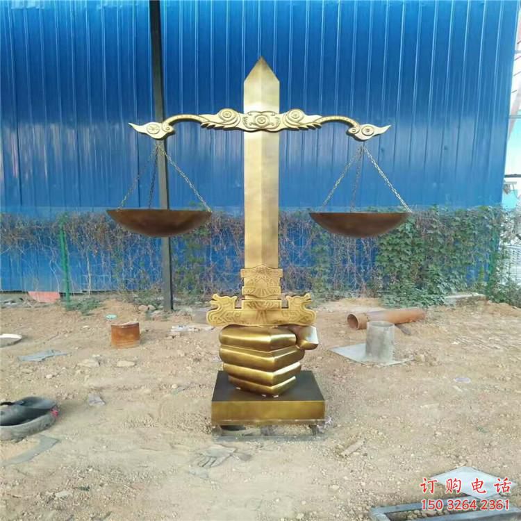 廣場(chǎng)司馬秤銅雕廠家 青銅工藝品銅雕