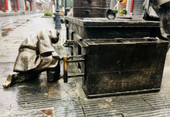 城市風(fēng)箱銅雕廠家 黃銅工藝品銅雕