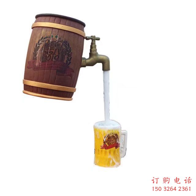 別墅酒壇銅雕廠家 公園工藝品銅雕