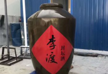 黃銅酒壇銅雕廠家 仿古工藝品銅雕