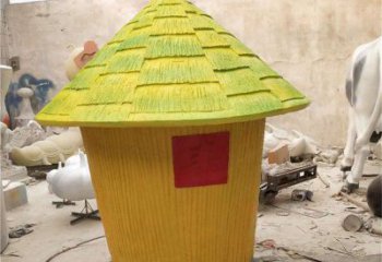 青銅糧倉銅雕廠家 公園工藝品銅雕