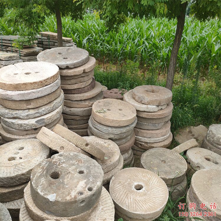 別墅磨盤銅雕廠家 公園工藝品銅雕