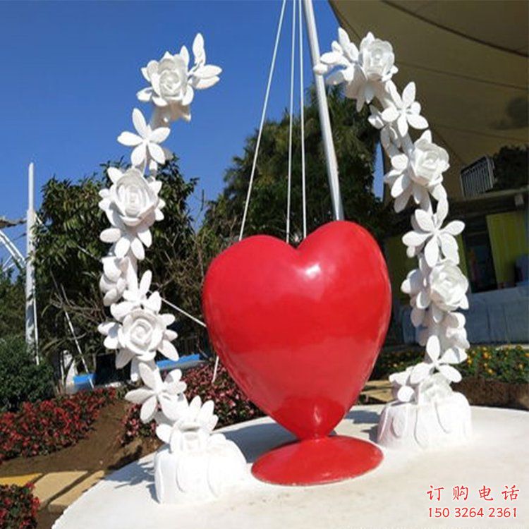 心形銅雕廠家 抽象工藝品銅雕