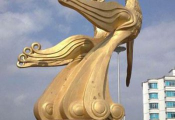 廣場火鳳凰銅雕廠家 青銅工藝品銅雕