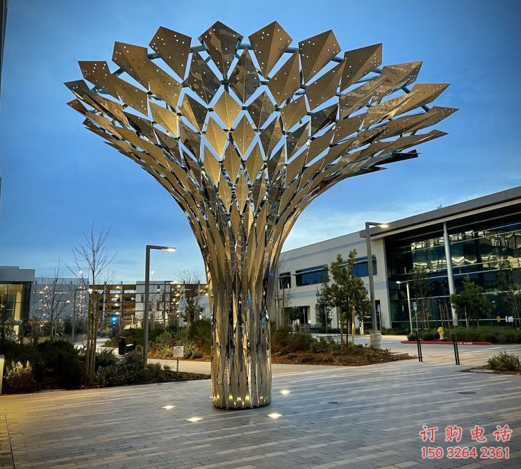 黃銅樹(shù)杈銅雕廠家 仿古工藝品銅雕