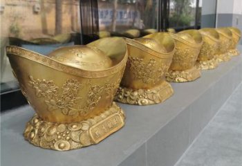 園林元寶銅雕廠家 青銅工藝品銅雕