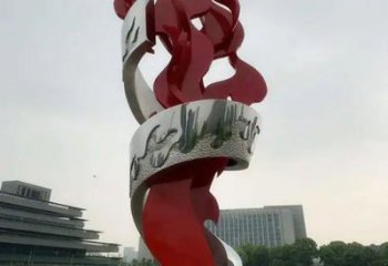 公園火苗銅雕廠家 街頭工藝品銅雕