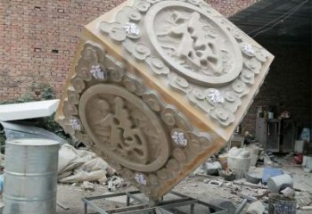 青銅魔方銅雕廠家 公園工藝品銅雕