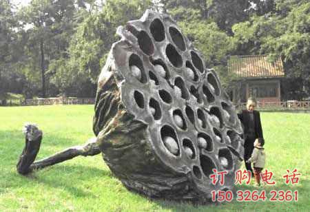 公園蓮蓬銅雕廠家 街頭工藝品銅雕