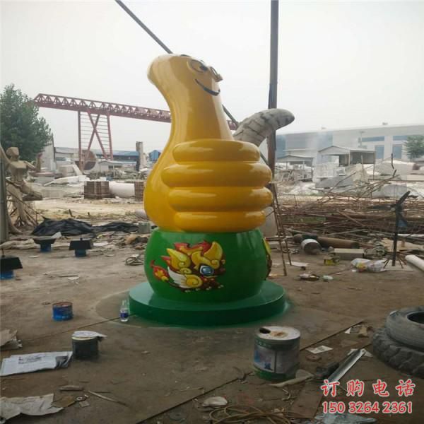 仿古手勢(shì)銅雕廠家 彩繪工藝品銅雕