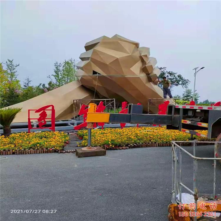 公園手勢(shì)銅雕廠家 街頭工藝品銅雕
