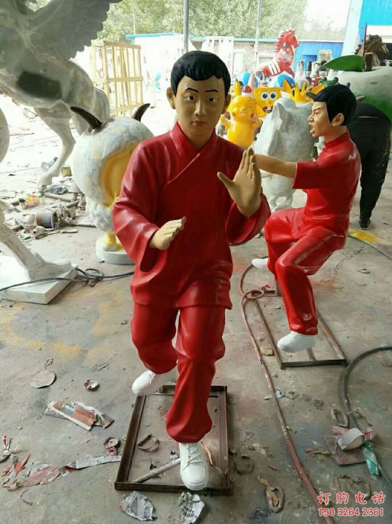 公園太極拳銅雕廠家 街頭工藝品銅雕
