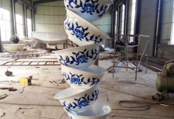 廣場飯碗銅雕廠家 青銅工藝品銅雕