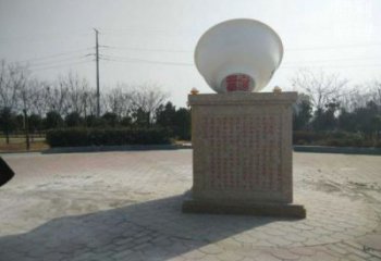 彩繪飯碗銅雕廠家 仿古工藝品銅雕