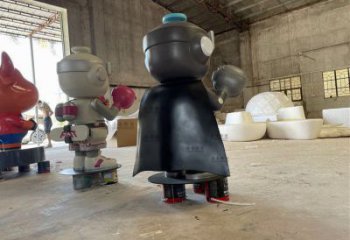 街頭飛船銅雕廠家 城市工藝品銅雕