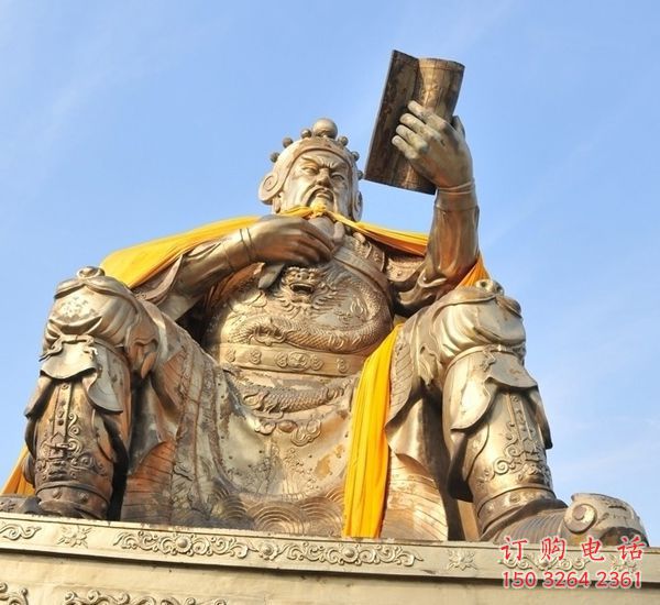寺廟關(guān)公佛像廠家 青銅佛像銅雕