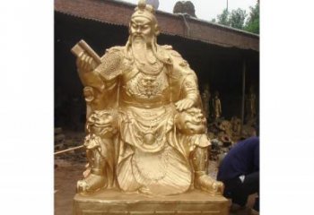青銅關(guān)公佛像廠家 青銅佛像銅雕