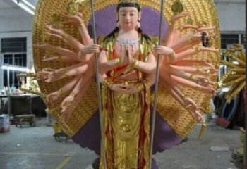 佛教千手觀音佛像廠家 佛教佛像銅雕