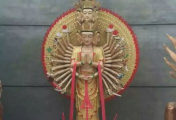家居千手觀音佛像廠家 佛像銅雕