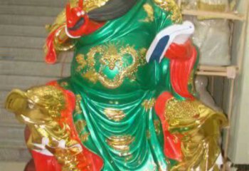 鑄銅關(guān)羽佛像廠家 黃銅佛像銅雕