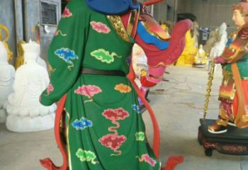 紫銅關(guān)羽佛像廠家 佛像銅雕