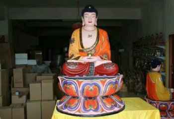 黃銅如來(lái)佛佛像廠家 寺廟佛像銅雕