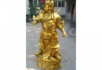 仿古關(guān)二爺佛像廠家 鑄銅佛像銅雕