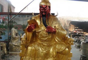 佛教關云長佛像廠家 佛教佛像銅雕