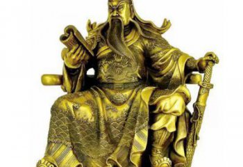 青銅關(guān)帝佛像廠家 仿古佛像銅雕