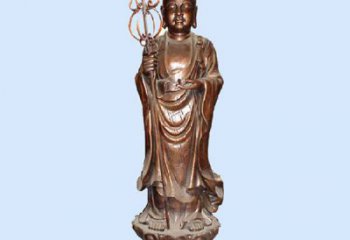 佛教地藏王佛像廠家 佛教佛像銅雕