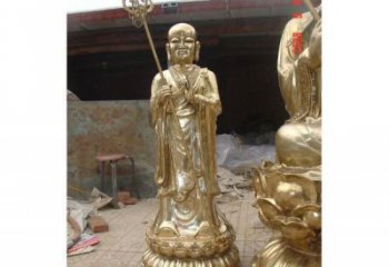 鑄銅地藏王佛像廠家 黃銅佛像銅雕