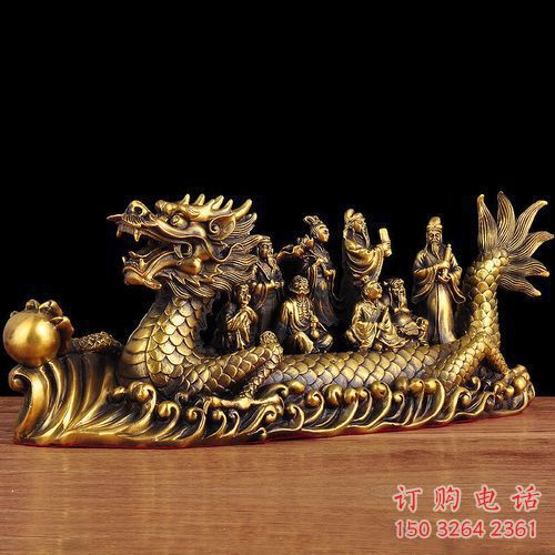 黃銅八仙佛像廠家 寺廟佛像銅雕