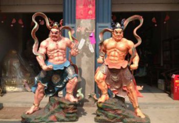 哼哼二將佛像廠家 佛像銅雕