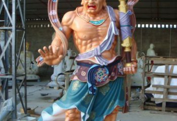 寺廟哼哼二將佛像廠家 鑄銅佛像銅雕
