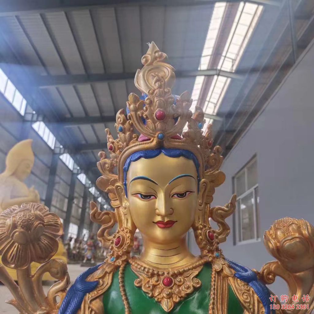 黃銅佛像佛頭廠家 寺廟佛像銅雕