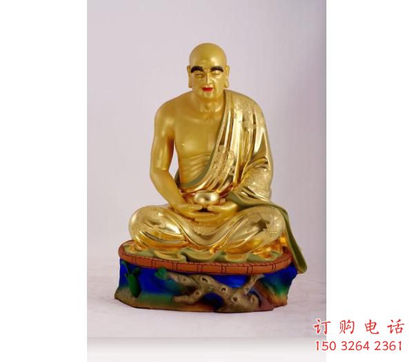 黃銅伏虎羅漢佛像廠家 寺廟羅漢佛像銅雕